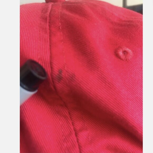 Ole Miss Rebels Hat Cap Mens Adjustable Red Blue Nike Dri fit Heritage86 - Picture 7 of 9